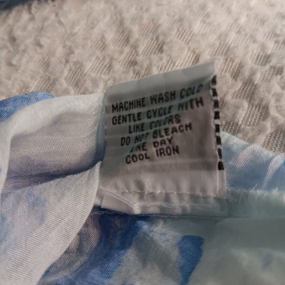 Habitat Clothes To Live In Blue‎ Tie Dye Tunic Xs Lagenlook Art To Wear  Beachy - Picture 10 of 10